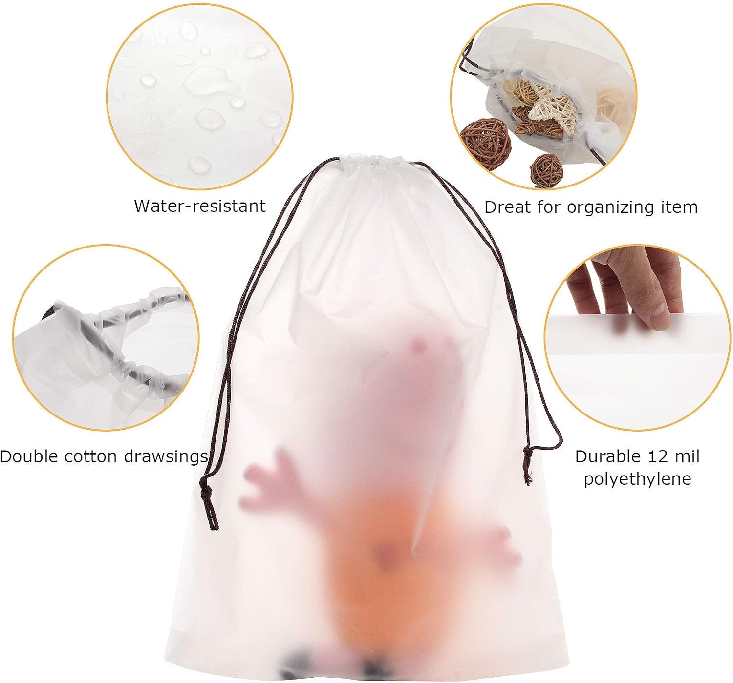 10 Pcs Shoe Bags For Travel Wa - Multi Pack Underwear 리뷰 및 가격