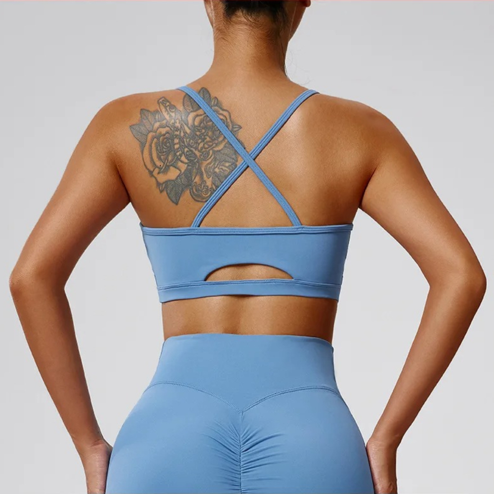 Sexy Cross Back Sports Bra Wom - Quick Dry Underwear 리뷰 및 가격