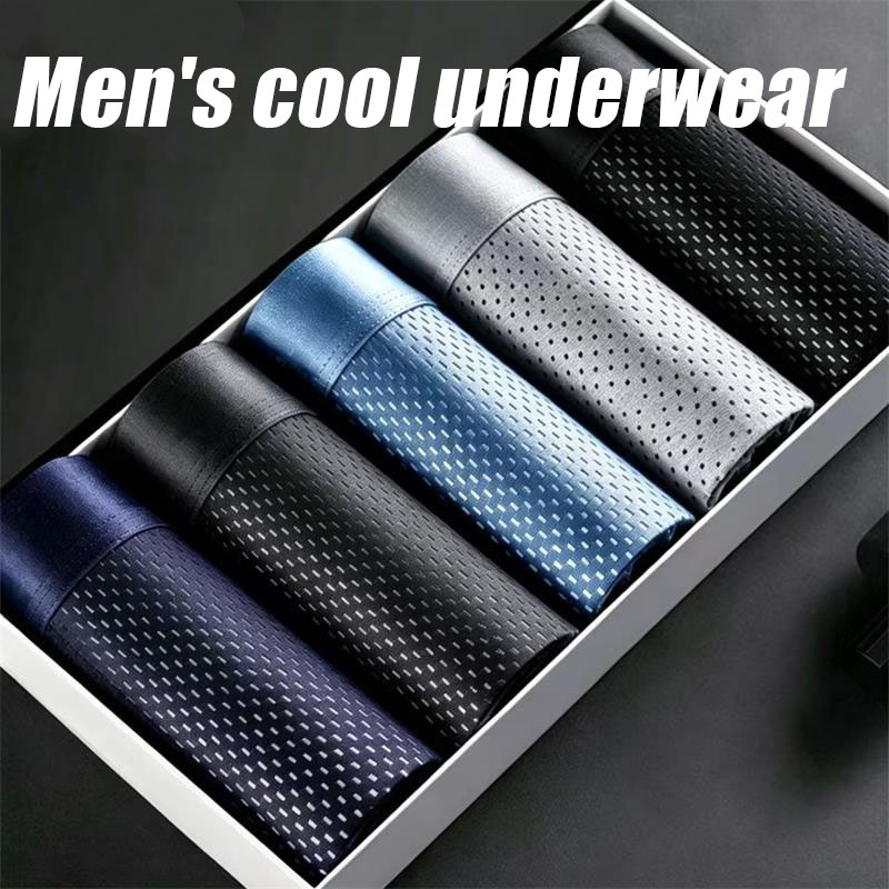 5Pcs/Lot Men's Panties Ice Sil - Multi Pack Underwear 리뷰 및 가격