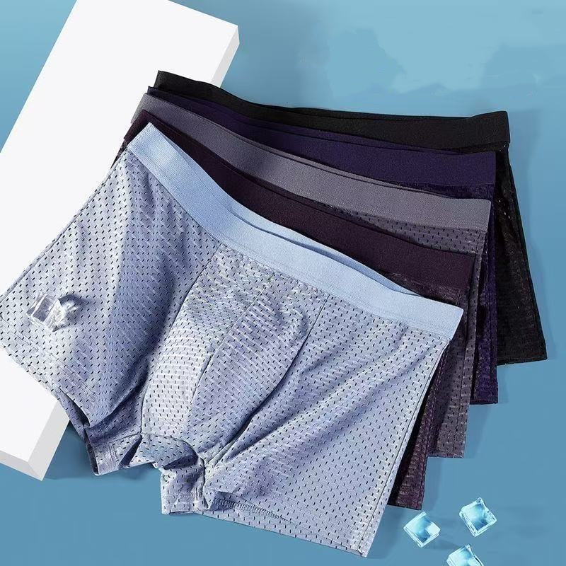 5Pcs/Lot Men's Panties Ice Sil - Multi Pack Underwear 리뷰 및 가격