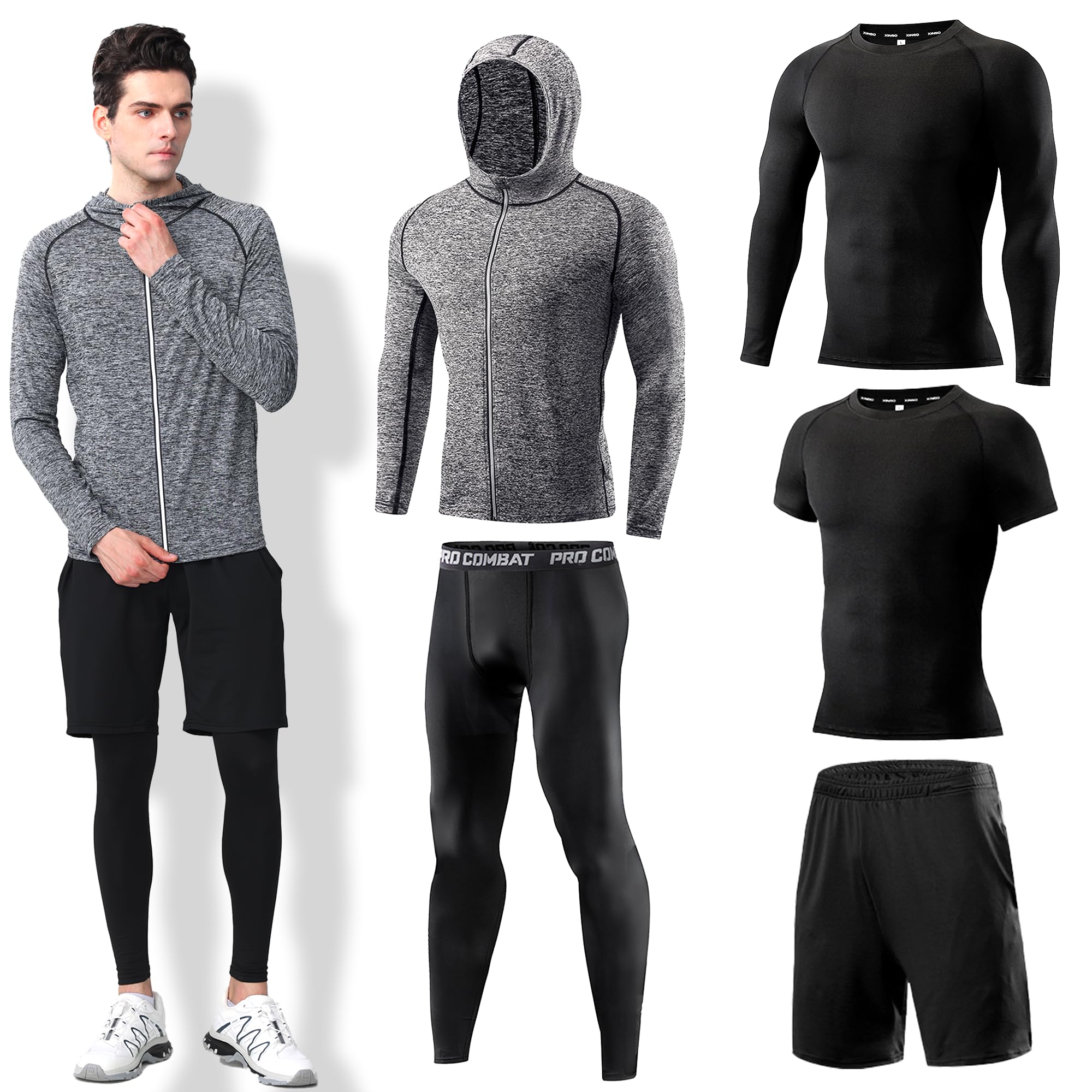 ZOROLA 5Pcs Men's Compression  - Compression Long Pant 리뷰 및 가격