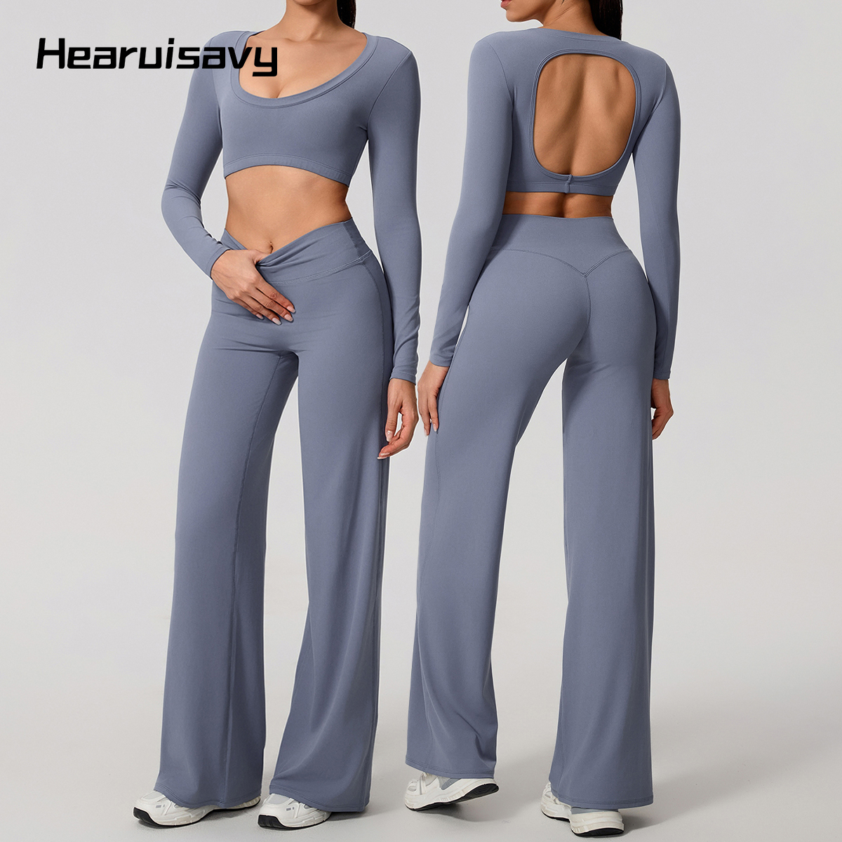 Hearuisavy Sports Set 2Pcs Wom - Compression Long Pant 리뷰 및 가격