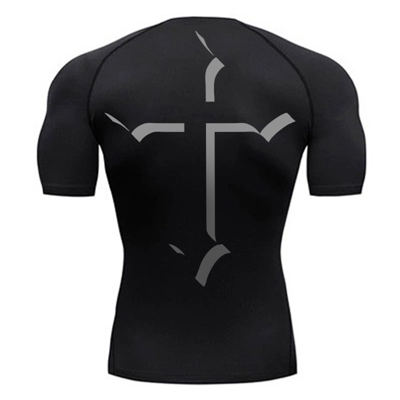 Cross Print Compression Shirt  - Base Layer Top 리뷰 및 가격