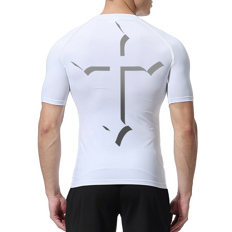 Cross Print Compression Shirt  - Base Layer Top 리뷰 및 가격