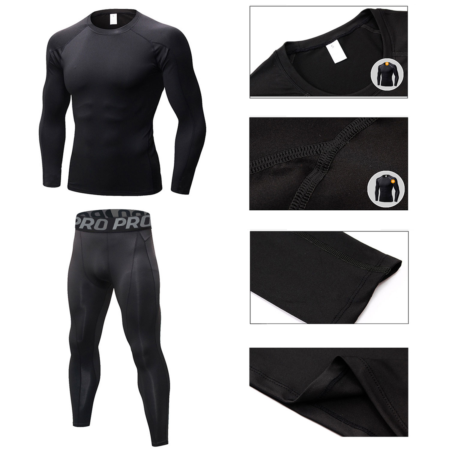 Mens Workout Compression Set P - Compression Long Pant 리뷰 및 가격