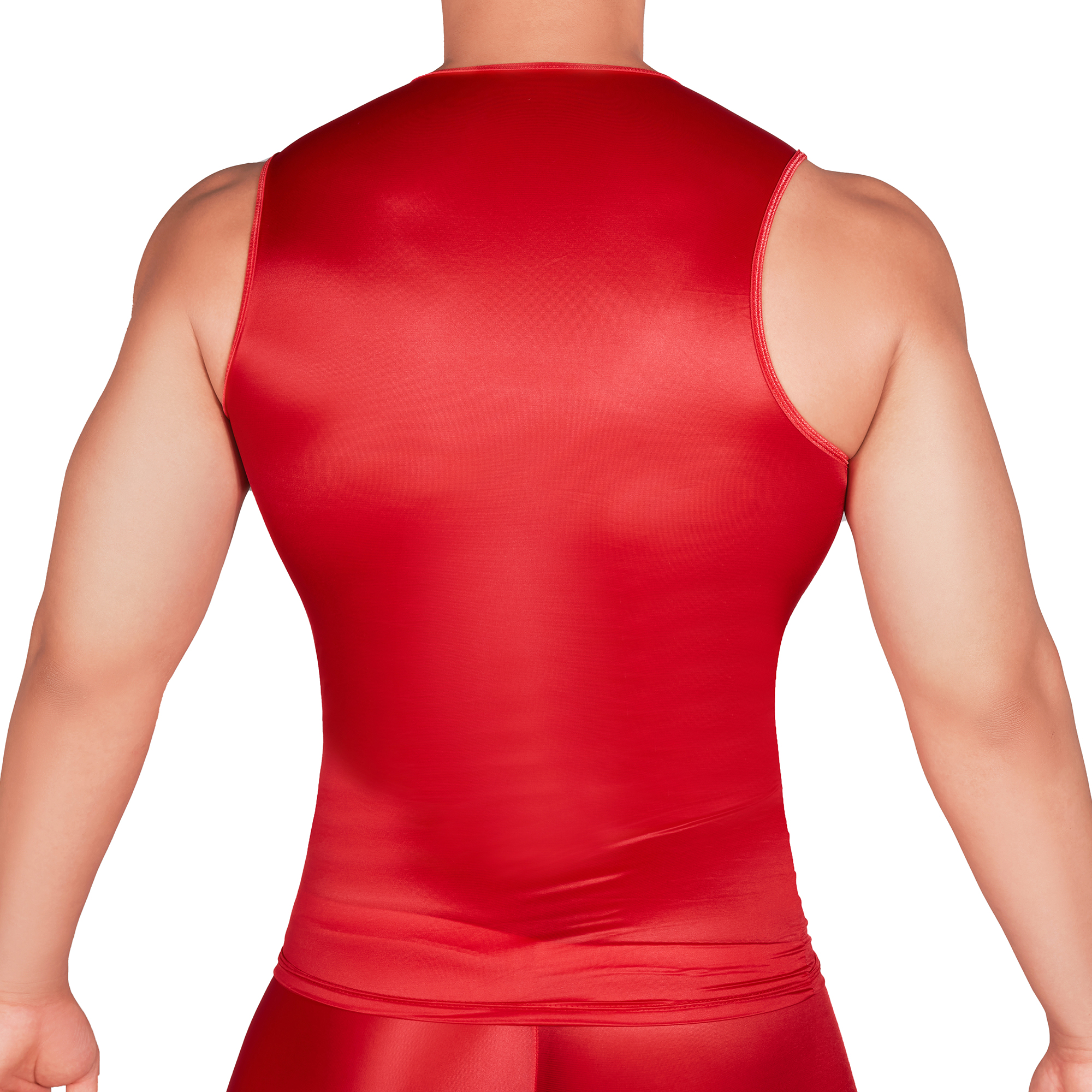Solid Color Men's Slim Smooth  - Sleeveless Undershirt 리뷰 및 가격