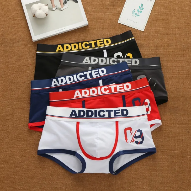 Addicted men's Korean alphabet - Boxer Brief Pack Cotton 리뷰 및 가격