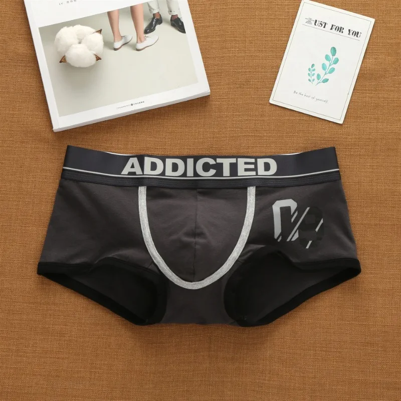 Addicted men's Korean alphabet - Boxer Brief Pack Cotton 리뷰 및 가격