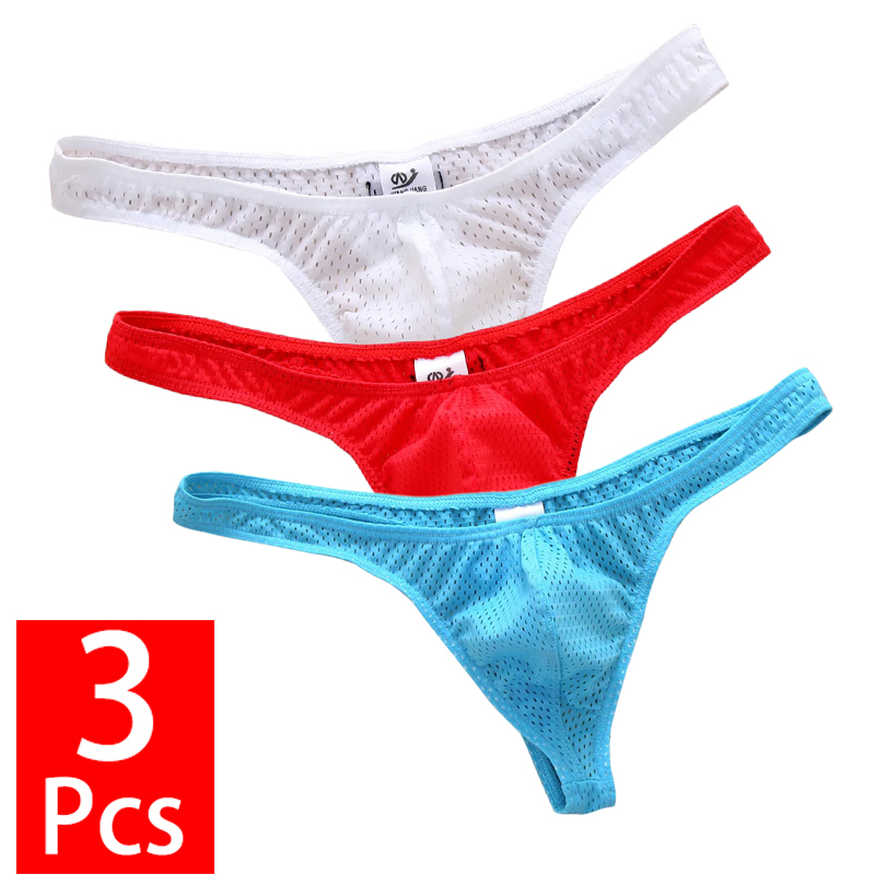 3PCS/Lot Men G-string And Thon - Multi Pack Underwear 리뷰 및 가격