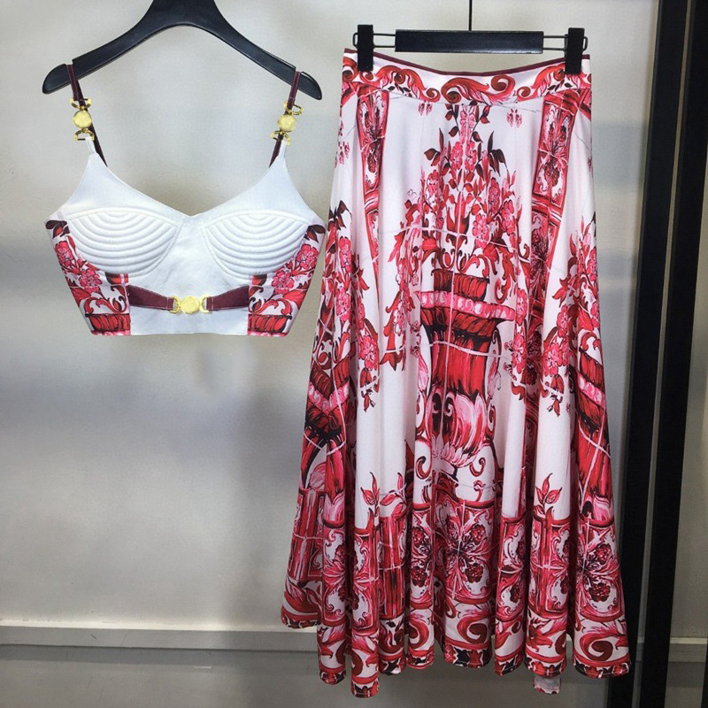 Summer Bohemain Blue And White - Suspender Tank Top 리뷰 및 가격