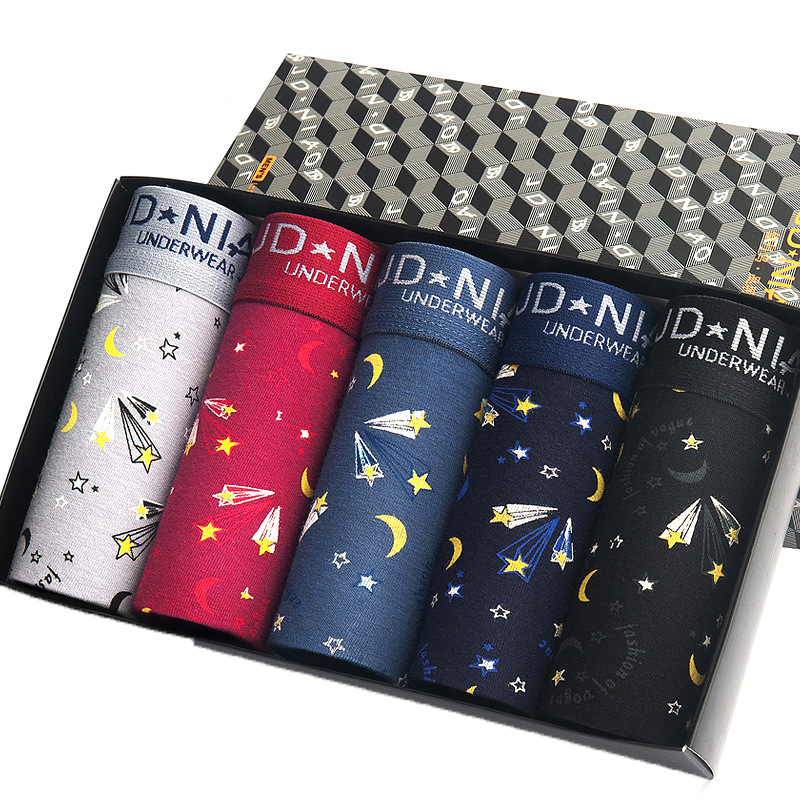 5Pcs/lot Men Underwear Cotton  - Multi Pack Underwear 리뷰 및 가격